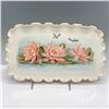 Image 1 : Hand-Painted Porcelain Tray with Water Lilies