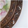 Image 3 : Framed Hand Painted Porcelain Plate with Roses