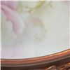 Image 5 : Framed Hand Painted Porcelain Plate with Roses