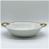 Image 1 : Haviland Porcelain Serving Dish with Gilded Handles