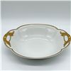 Image 4 : Haviland Porcelain Serving Dish with Gilded Handles