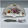 Image 1 : Royal Crown Derby Derby Posies Dish and Spreader with Box