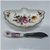 Image 2 : Royal Crown Derby Derby Posies Dish and Spreader with Box