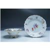 Image 1 : 2pc Antique Porcelain Floral Plate and Bowl Set