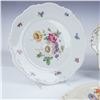 Image 2 : Set of Four German Porcelain Plates, Floral Designs