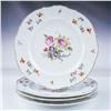 Image 1 : 4pc H&C Crown Imperial Porcelain Floral Plates