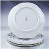 Image 3 : 4pc H&C Crown Imperial Porcelain Floral Plates
