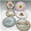 Image 1 : 6pc Antique and Vintage Porcelain Trivet Plates Collection