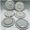 Image 2 : 6pc Antique and Vintage Porcelain Trivet Plates Collection