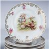 Image 2 : 10pc Decorative Porcelain Plates, Children and Floral Trim