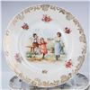 Image 3 : 10pc Decorative Porcelain Plates, Children and Floral Trim