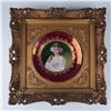 Image 1 : Jan Muller Porcelain Plaque in Ornate Gilt Frame