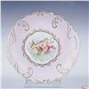 Image 2 : 4pc Porcelain Gilded Pink & White Serving Set