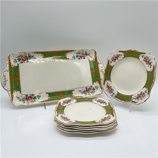 7pc J&G Meakin Porcelain Serving Set, Glasgow Pattern
