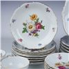 Image 2 : 49pc Mitterteich Meissen Floral Porcelain Dinnerware Set