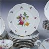 Image 3 : 49pc Mitterteich Meissen Floral Porcelain Dinnerware Set