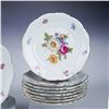 Image 4 : 49pc Mitterteich Meissen Floral Porcelain Dinnerware Set