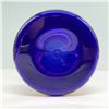 Image 3 : Bohemian Cobalt Blue and Gilt Hand Painted Glass Vase