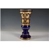 Image 2 : Egermann Bohemian Glass Vase with Gold Floral Design