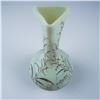 Image 3 : Hand-Painted Mt. Washington Uranium Glass Vase