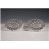 Image 3 : Pair of Geometric Cut Crystal Vases