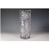 Image 3 : 3pc Cut Glass Floral Pattern Vases