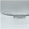 Image 3 : Etched Glass Centerpiece Plate, Floral Design