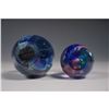 Image 3 : 2pc Multicolor Glass Paperweights, GES and Eickholt