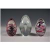 Image 1 : 3pc Art Glass Paperweight Collection