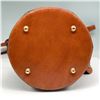 Image 3 : Sergio Cerruti Leather Bucket Bag, Brown and Tan