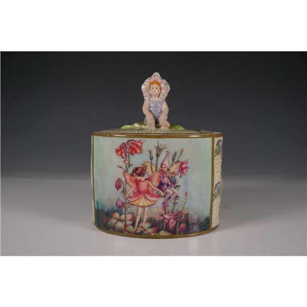 Brathwaites Fairy Lustre Ware, Decorative Flower Fairy Box