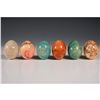 Image 1 : 6pc Polished Stone Egg Collection, Assorted Colors