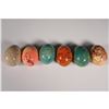 Image 3 : 6pc Polished Stone Egg Collection, Assorted Colors