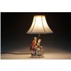 Image 1 : Sitzendorf Porcelain Figural Table Lamp, Courting Couple