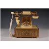 Image 1 : Western Electric Cream and Gold Rotary Telephone