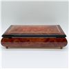 Image 2 : Italian Burl Wood Music Box, "You Are My Sunshine"