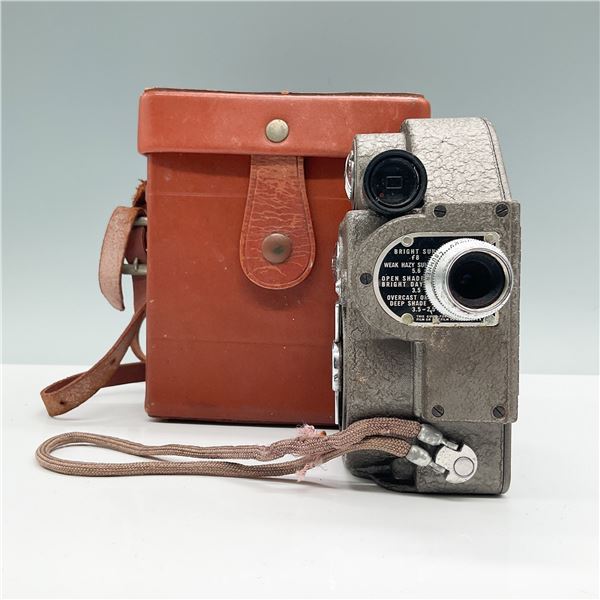 Vintage Revere Model 88 8mm Camera with Case and Manual