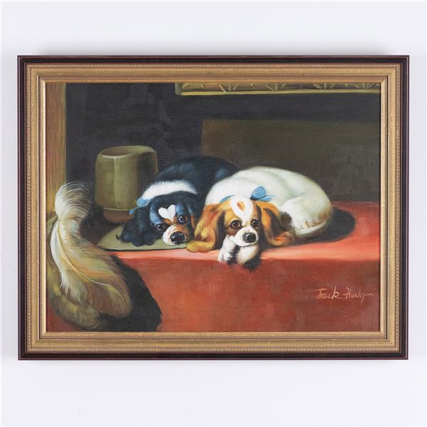 After Sir Edwin Henry Landseer, Oil on Canvas, Signed
