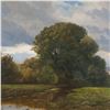 Image 2 : E. Johansen, Large Oil on Canvas, Bucolic Landscape, Signed