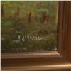 Image 3 : E. Johansen, Large Oil on Canvas, Bucolic Landscape, Signed