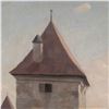 Image 2 : H. Thoring, Oil on Canvas, Gate at Rothenburg, Signed
