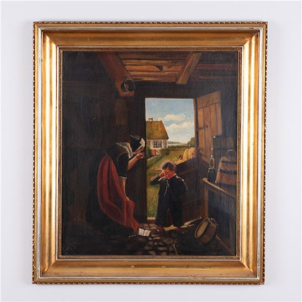 Kai Jeppe Drews (Attr.) Original Oil on Canvas