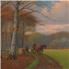 Image 2 : Kai Jeppe Drews, Oil on Canvas, Farming Landscape, Signed