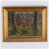 Image 1 : Kai Jeppe Drews, Oil on Canvas, Forest Scene, Signed