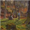 Image 2 : Kai Jeppe Drews, Oil on Canvas, Forest Scene, Signed