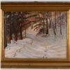 Image 2 : Kai Jeppe Drews, Oil on Canvas, Winter Landscape, Signed