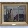 Image 2 : Kai Jeppe Drews, Original Oil on Canvas, Country Farm Signed