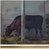Image 4 : Kai Jeppe Drews, Original Oil on Canvas, Country Farm Signed
