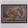 Image 1 : Original Oil on Canvas, Vibrant Bouquets of Flowers, Signed