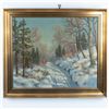 Image 1 : Otto Eilertsen, Original Oil on Canvas, Winter Scene Signed